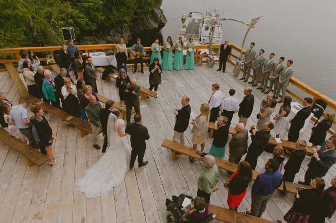 telegraph cove vancouver island bc wedding