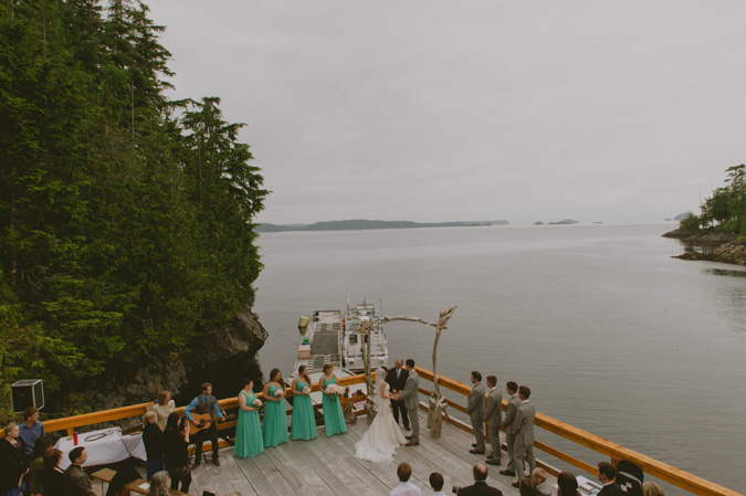 telegraph cove vancouver island bc wedding