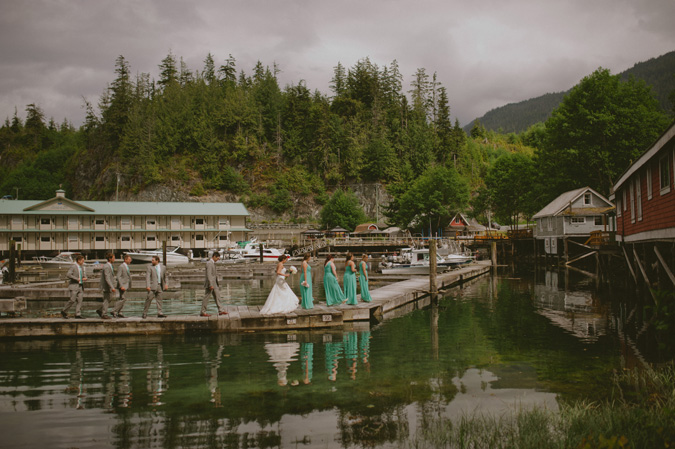 telegraph cove vancouver island bc wedding